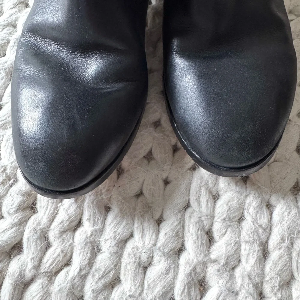 Tory Burch Black Leather Sofia Riding Boot, size 6.5 - Picture 7 of 12